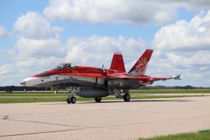Canada 150 CF-18  Jet (on Tarmac) Photographic Print
