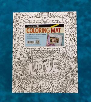 8x10 LOVE Coloring Mat
