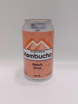 Peach Kombucha - 12 Pack