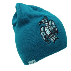 Francis Dick Raven Embroidered Knitted Hat