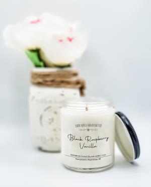 Black Raspberry Vanilla - Scented Soy Candle