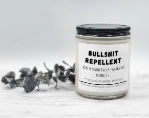 Bullshit Repellent - Coconut Soy Candle