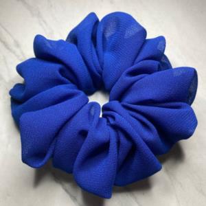Bright Blue Scrunchie
