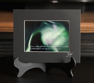 Aurora Flower Bud with Quotation