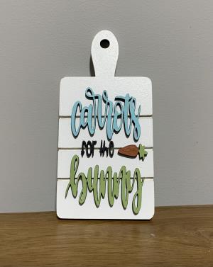 Carrot Cutting board 3x6”