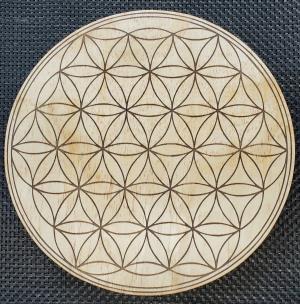 Crystal Grid Board - Flower of Life Small (6" - 8")