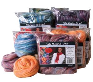 Silk / Merino Scarf Kits