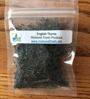 Dried English Thyme  (resealable bag, 4g)