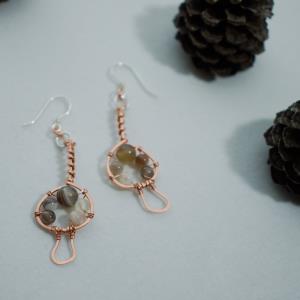 Magic Mushroom - Copper Earrings| Nub