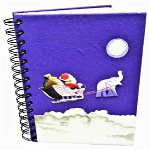 Mr. Ellie Pooh Christmas Journal - Santa