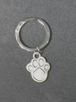 Key ring - dog paw print